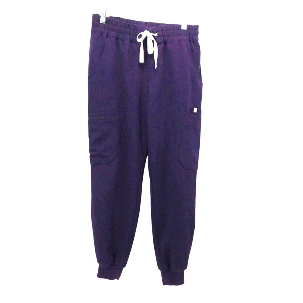 FIGS Jogger Scrub Pant Deep Purple Jam Small Petite S/P Nursing Healthcare